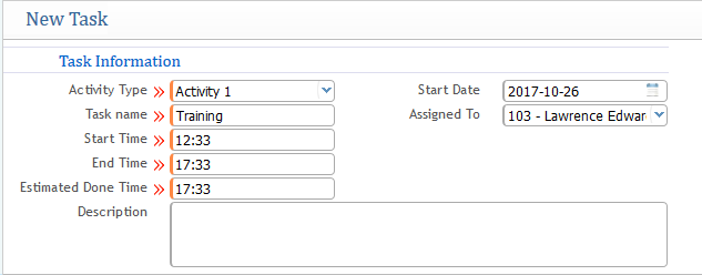 Tasks Under Activity